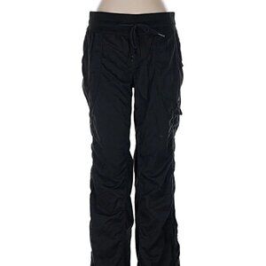 North Face Women's Black Hiking Pants - Casual Pants - Scrunch Sides - Women's S